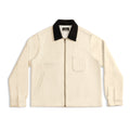 Boardroom Shacket - Ivory/Coffee Bean