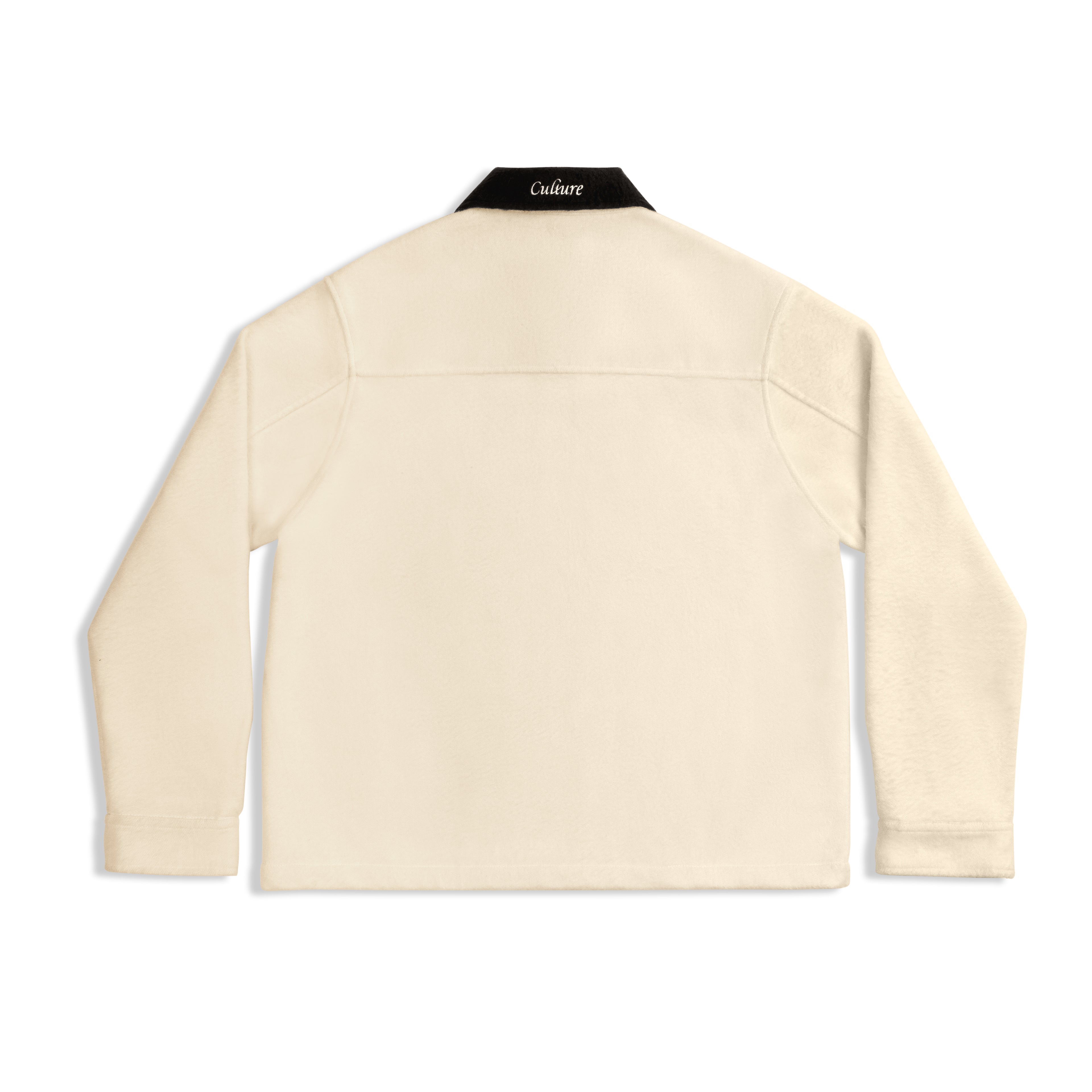 Boardroom Shacket - Ivory/Coffee Bean