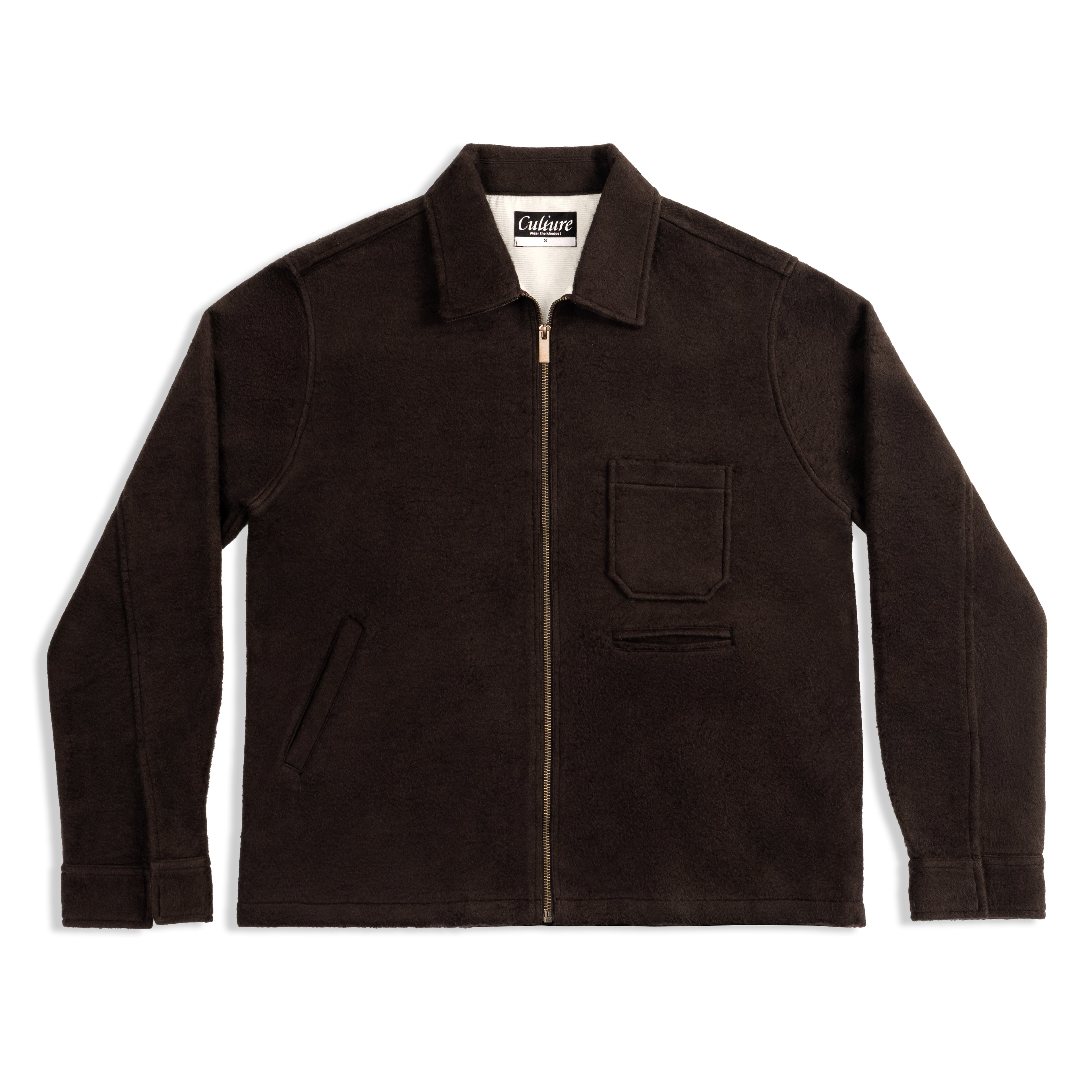 Backstage Shacket - Coffee Bean