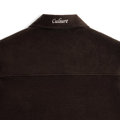 Backstage Shacket - Coffee Bean