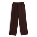 Rich Pleated Pants - Coffee Bean
