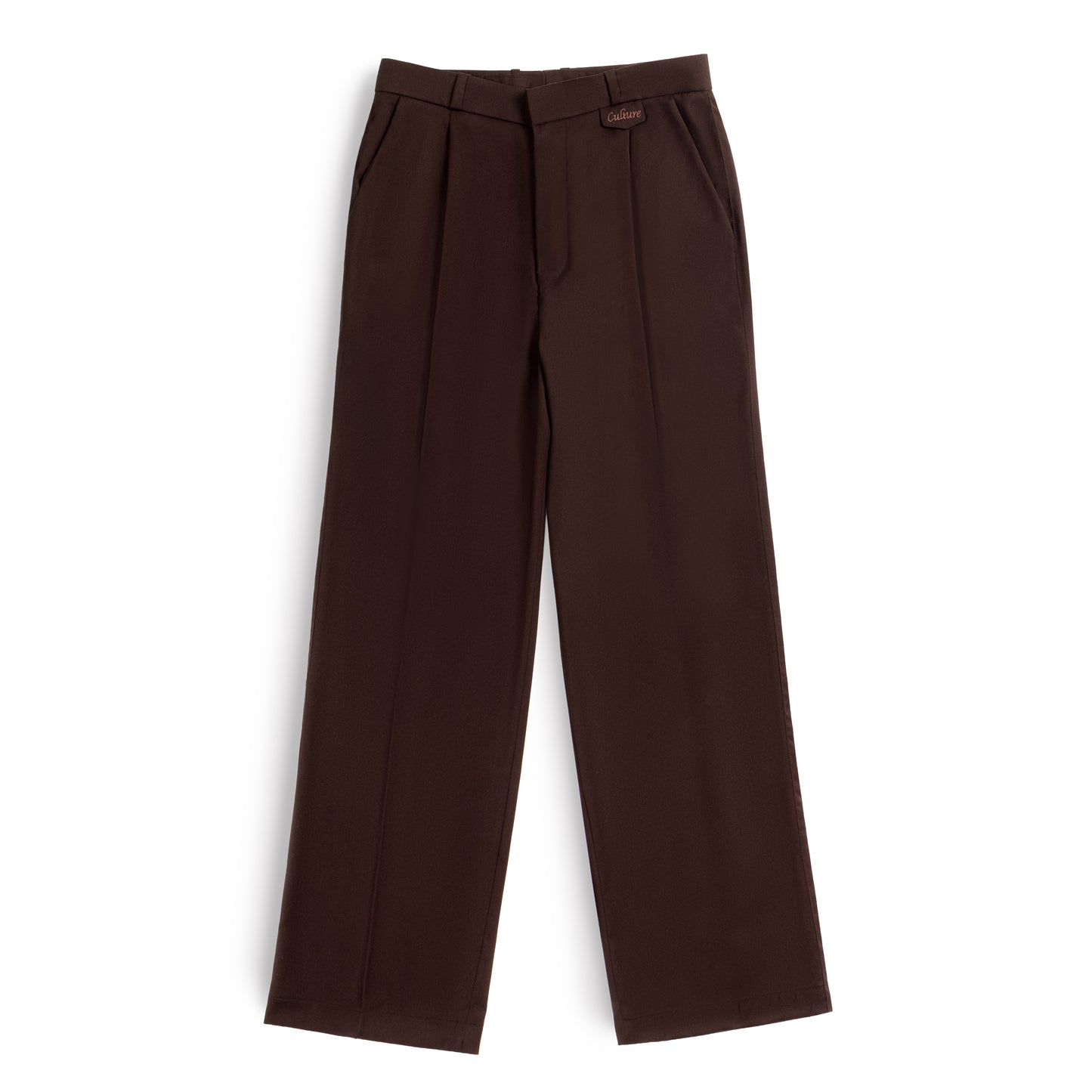 Rich Pleated Pants - Coffee Bean