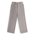 Rich Pleated Pants - Light Grey