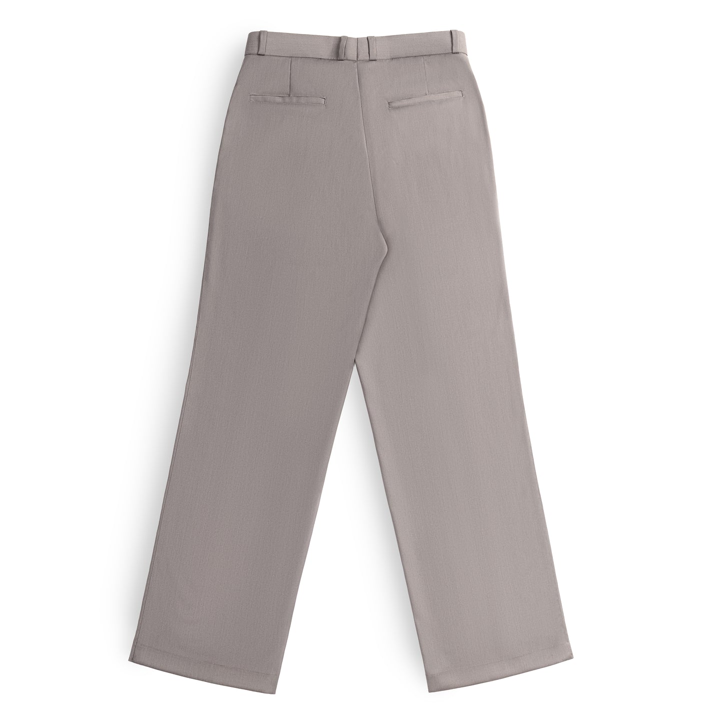 Rich Pleated Pants - Light Grey