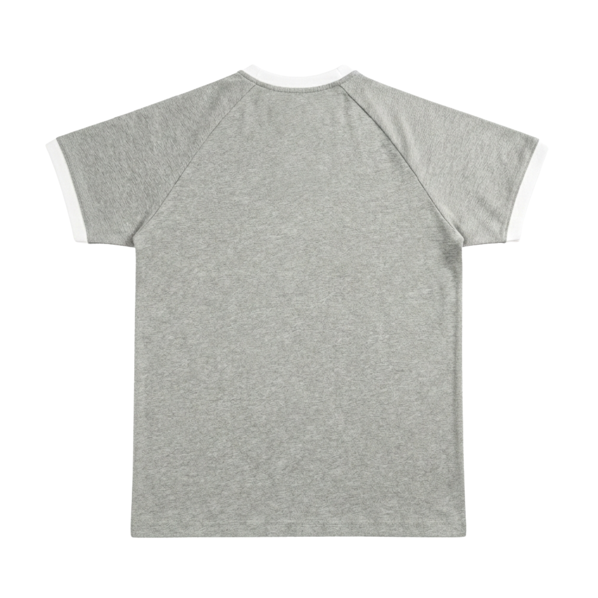 Classic Raglan Tshirt - Grey / White
