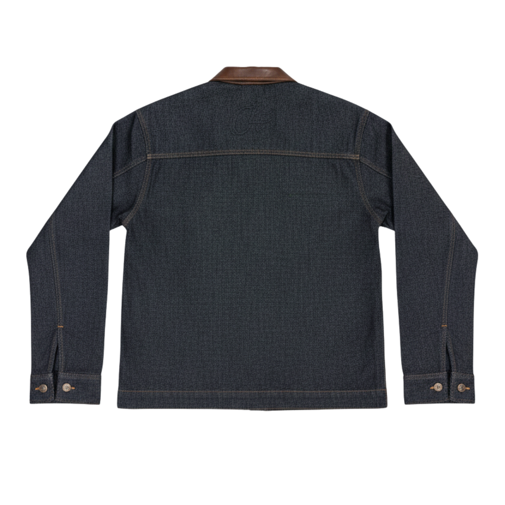 Raw Denim Shacket - Charcoal Wash