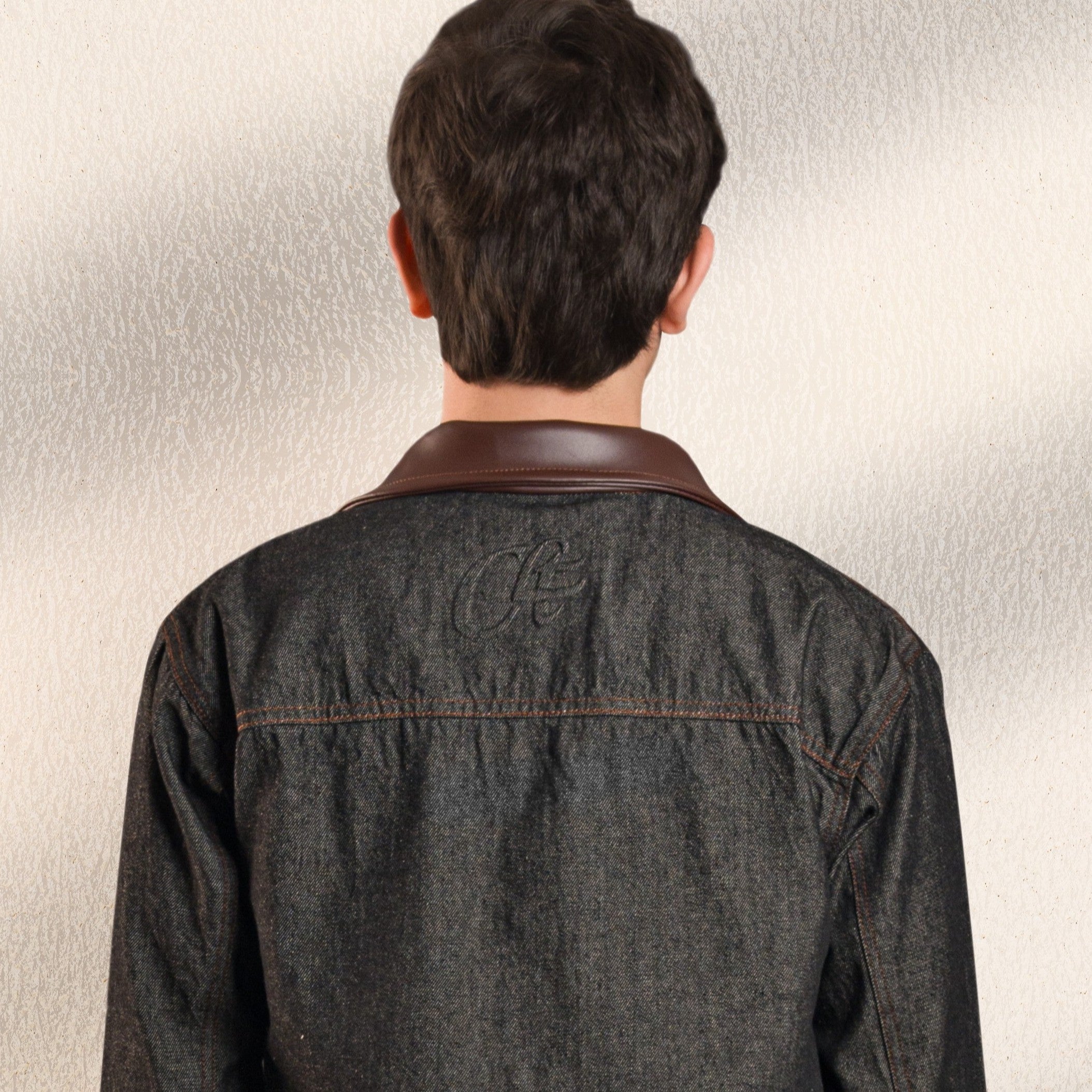 Raw Denim Shacket - Charcoal Wash